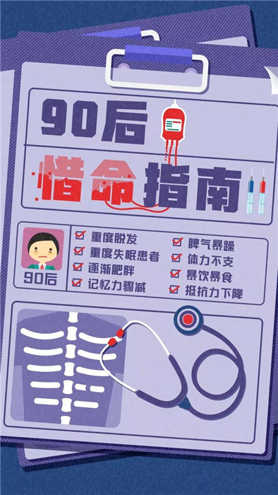 淘寶發(fā)布《90后惜命指南》，肥胖和體力不支，需要養(yǎng)生